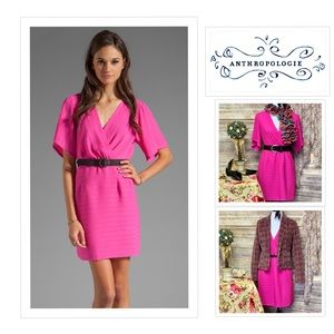 Anthropologie nanette lepore Electric Pink -Size 8